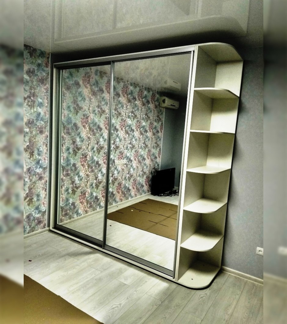 Шкаф купе Каскад-2 зеркальный