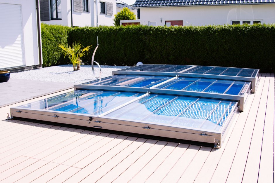 Сдвижная крышка для бассейна