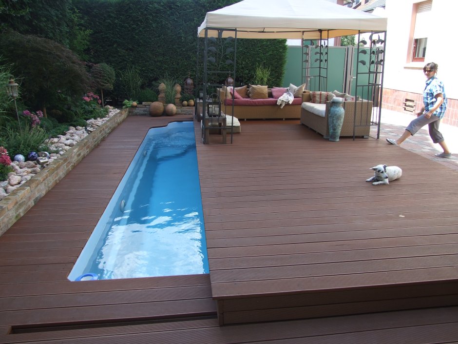 Сдвижной настил для бассейна