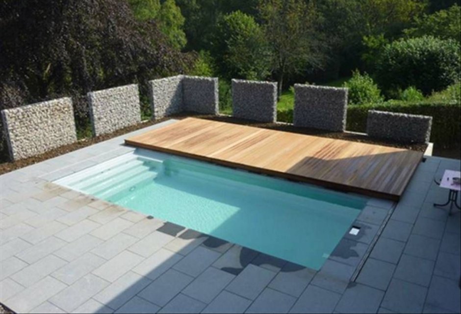 Раздвижная терраса для бассейна