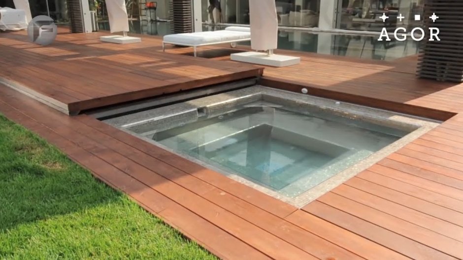 Автоматическая закрывающая терраса для бассейна ideal Prestige