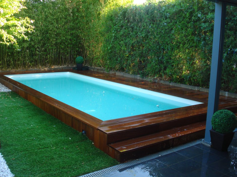 Бассейн на маленьком участке