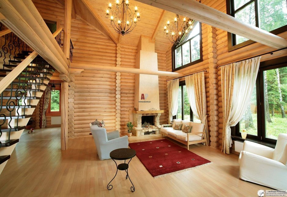 Хонка оцилиндрованного бревна