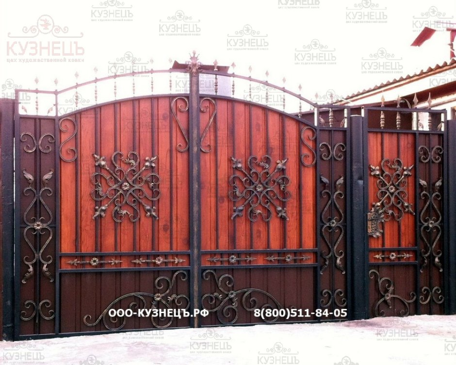 Кованые ворота Ковторг