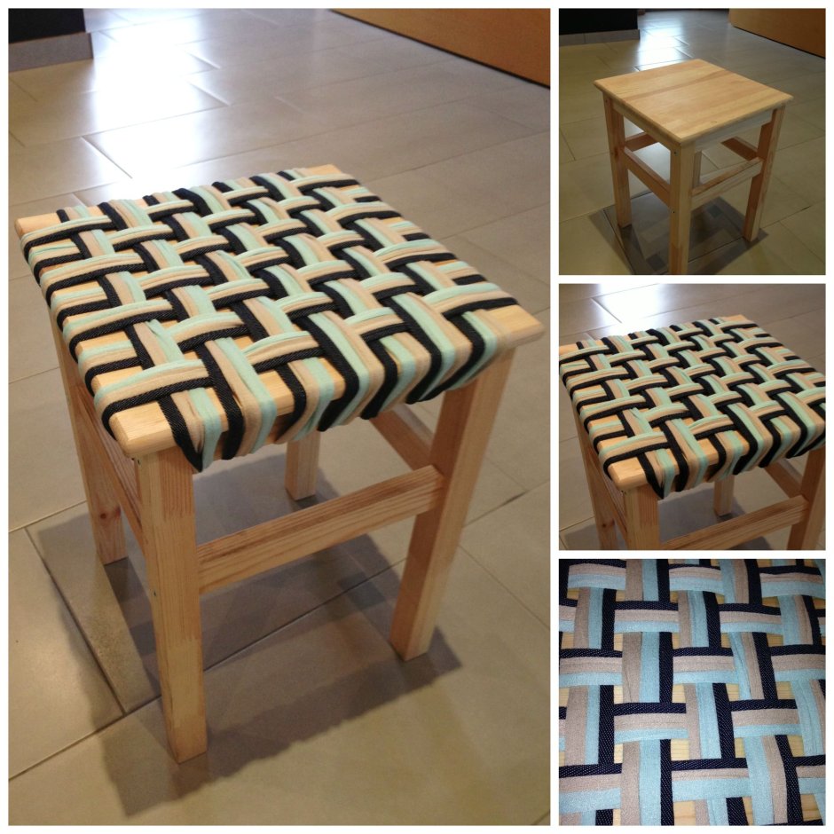 Декор старой табуретки