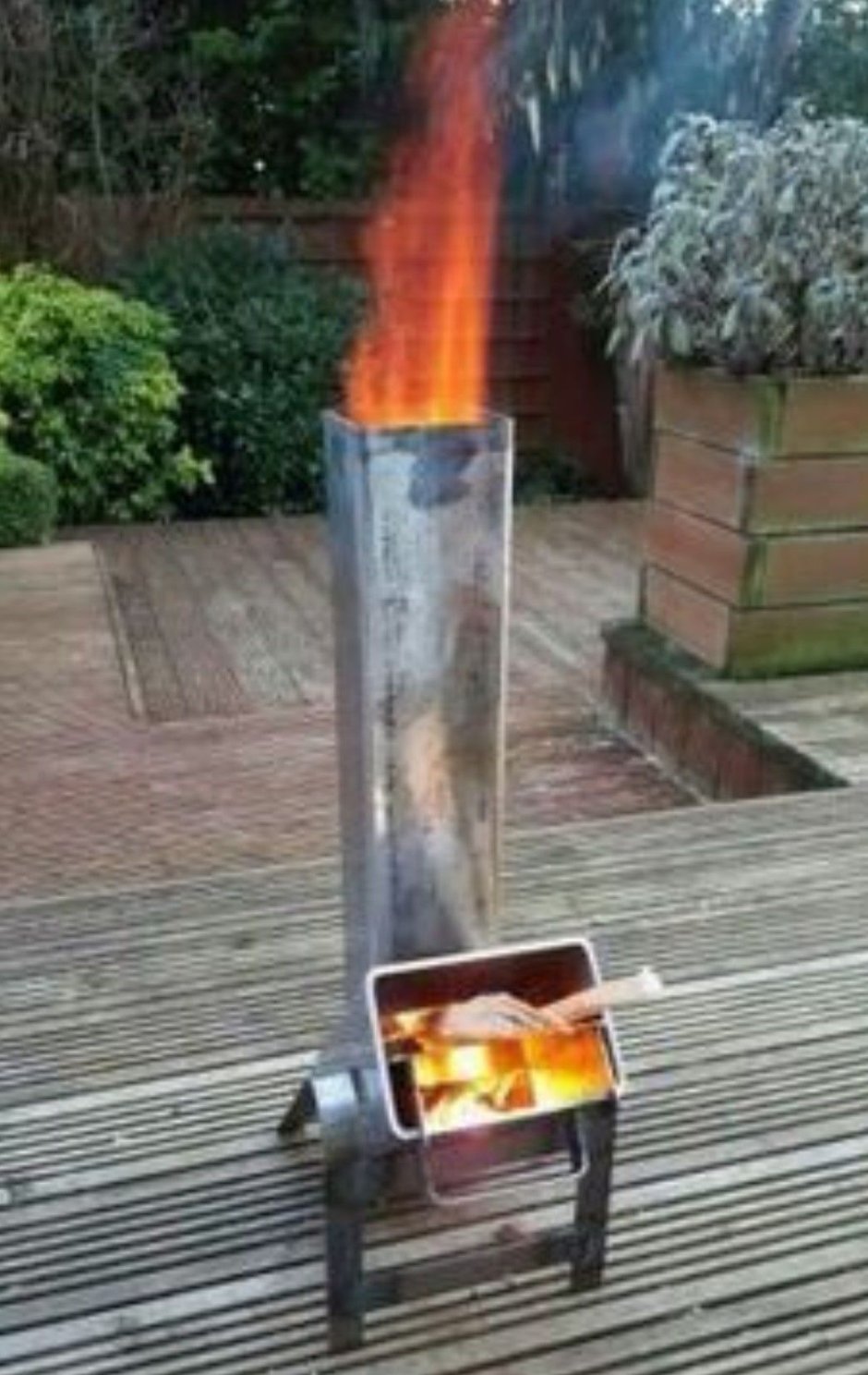 Обогреватель на дровах