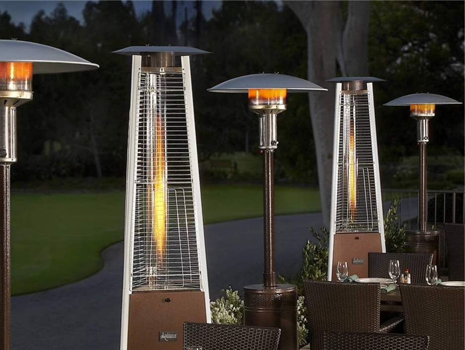 Уличный обогреватель на дровах