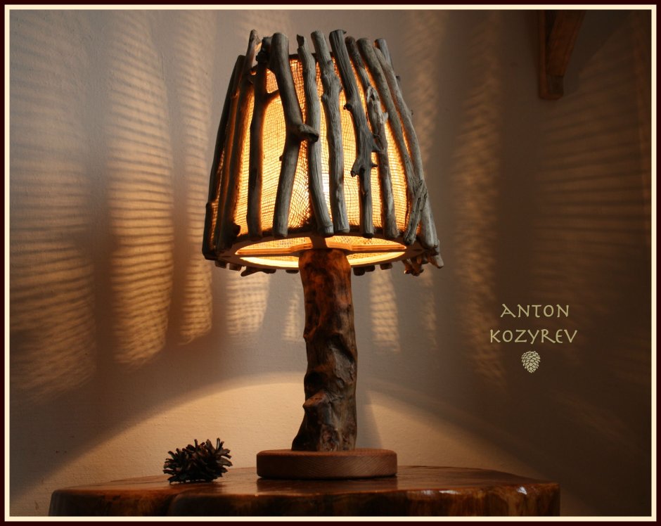 Бра из дерева Антон Козырев