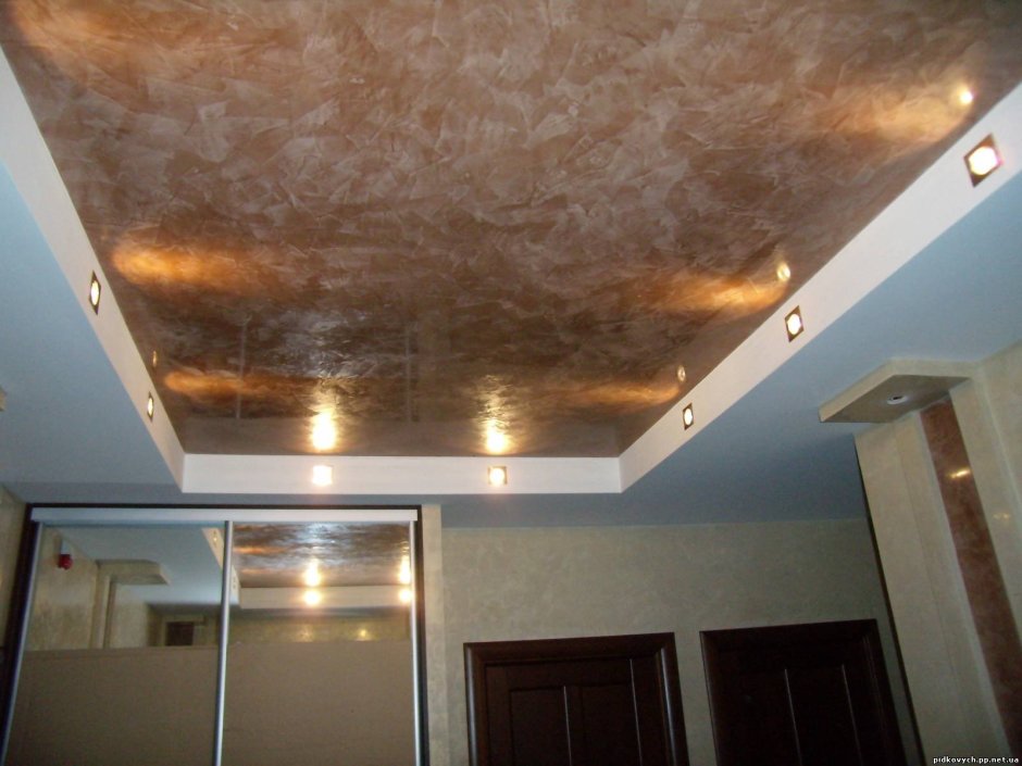 Венецианская штукатурка на потолке