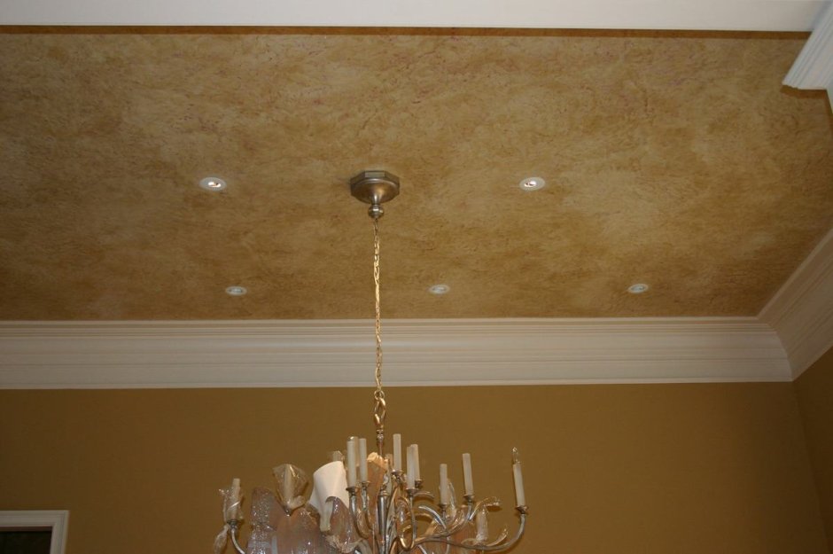 Декоративная штукатурка (венецианская) потолок