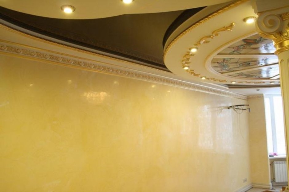 Декоративная штукатурка (венецианская) потолок
