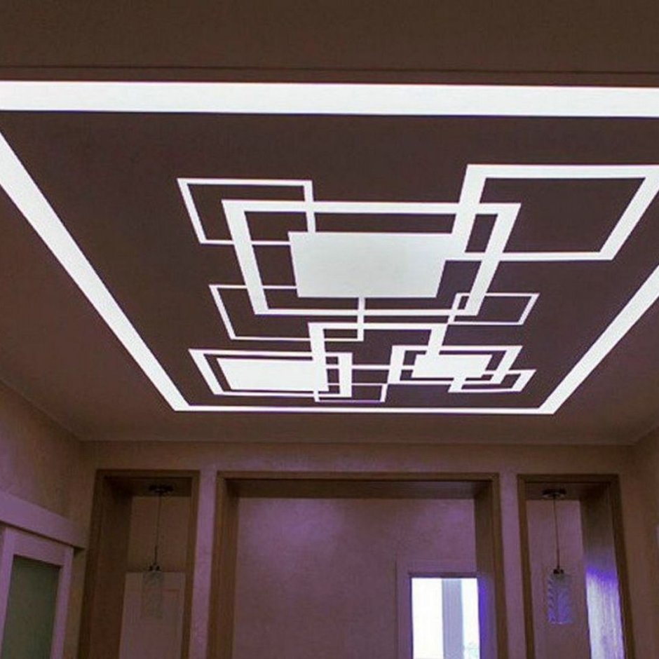 Световыединии на потолке