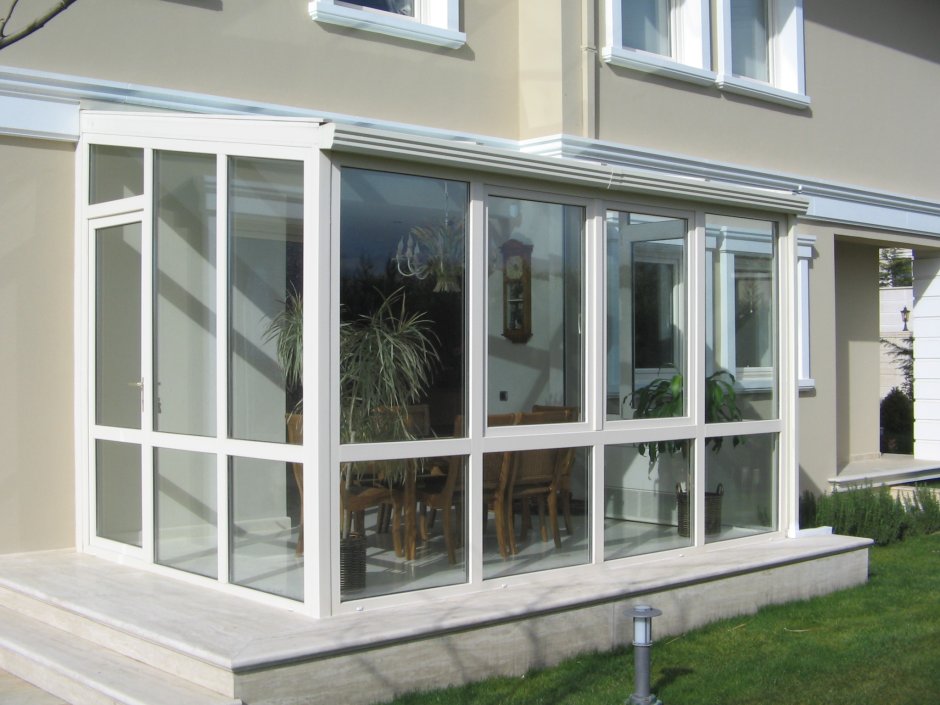 Витражные окна для веранды и террасы