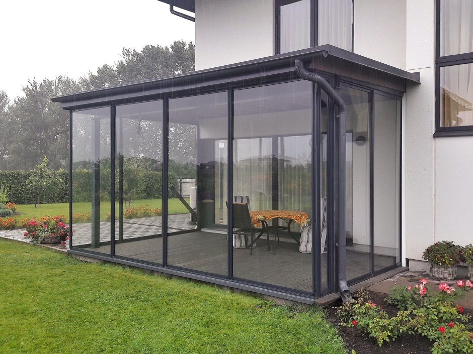 Алюминиевое остекление веранды