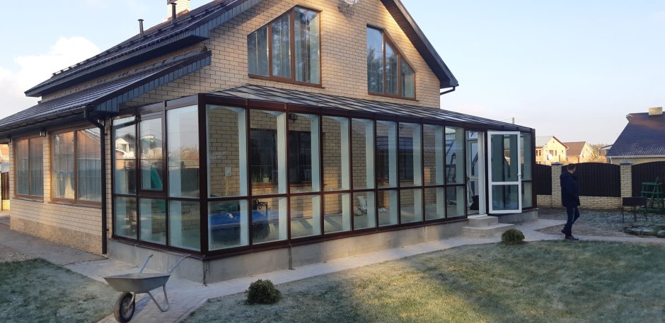 Проведал с640 остекление веранды