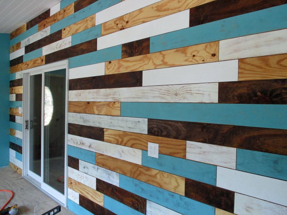 Разноцветная вагонка