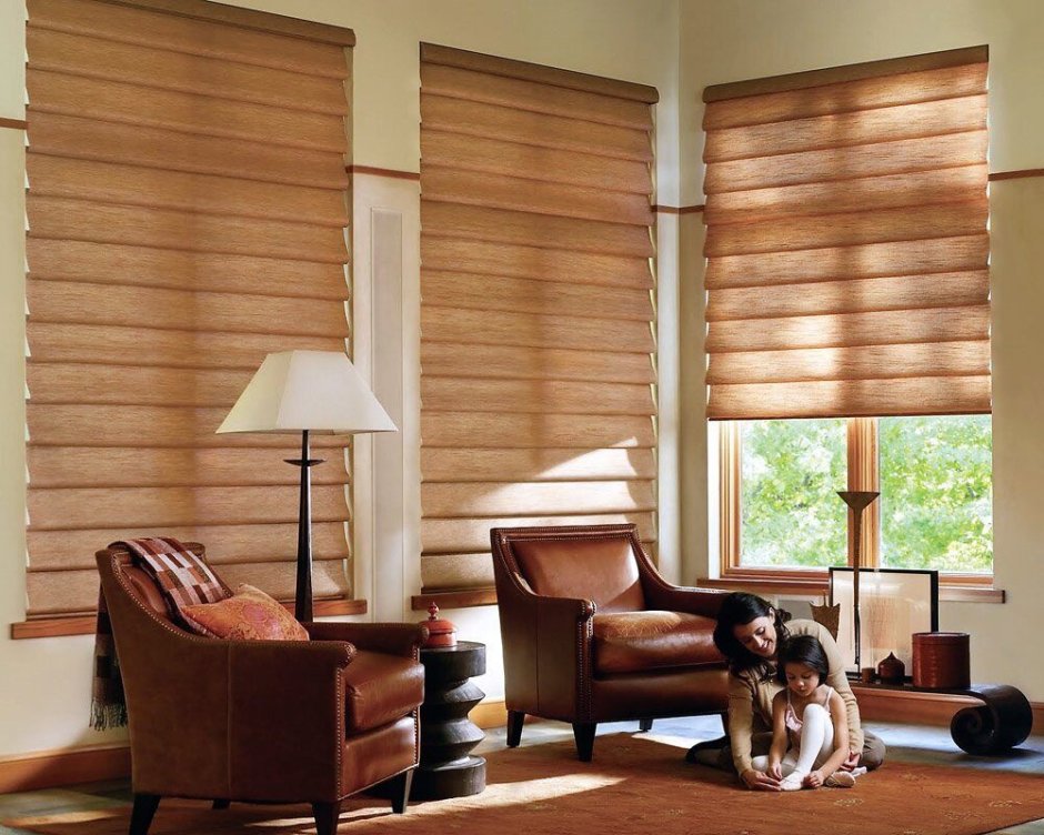 Шторы в загородном доме