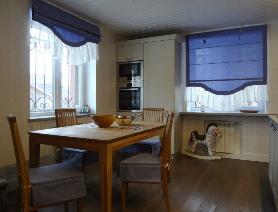 Рулонные шторы на даче