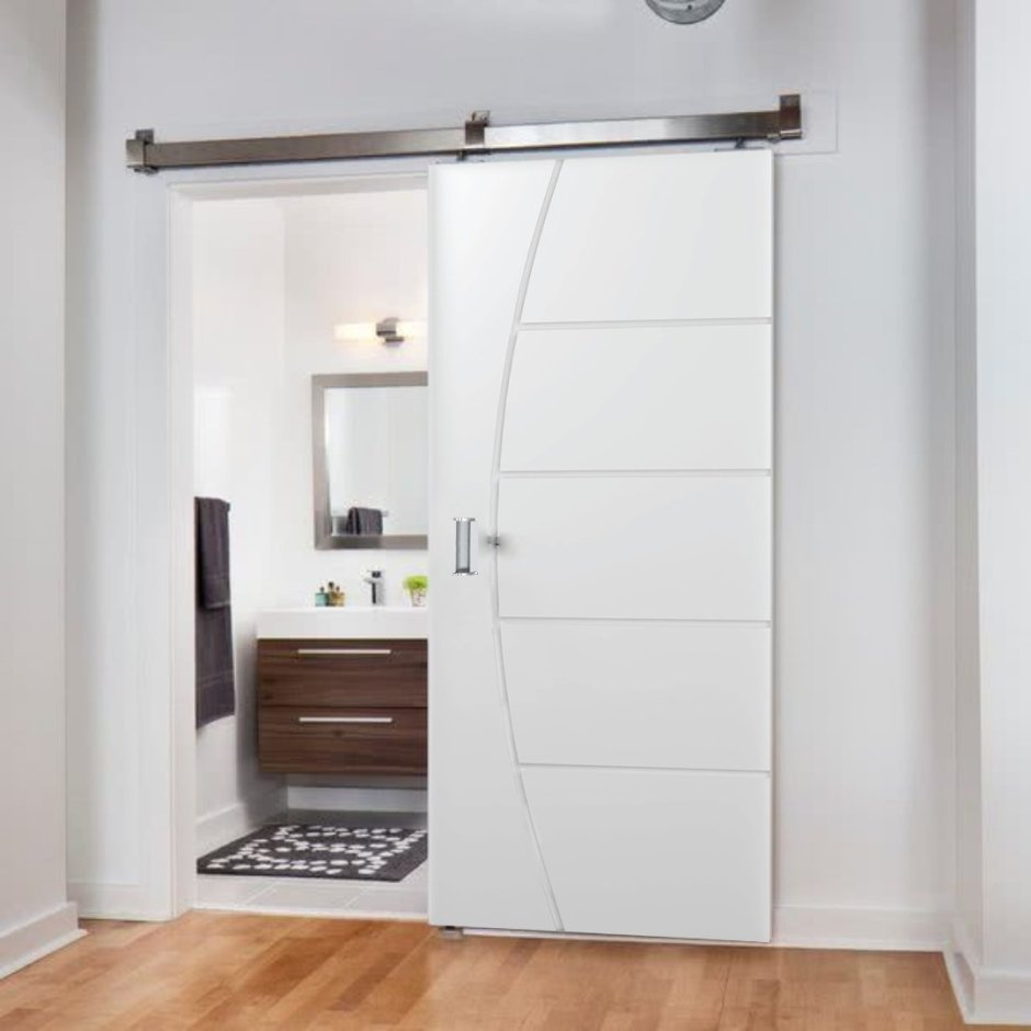 Раздвижная дверь в ванную
