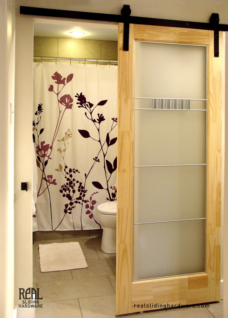 Раздвижные двери в ванную комнату