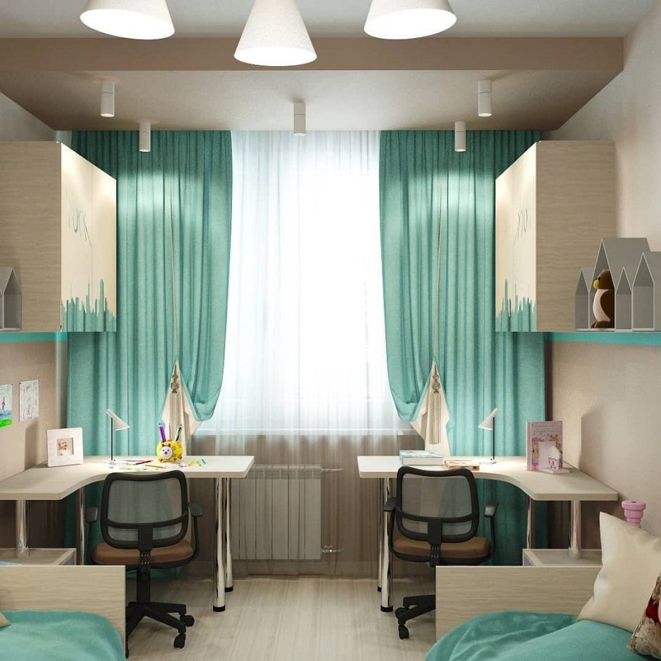 Комната 15 кв м для двоих детей разнополых