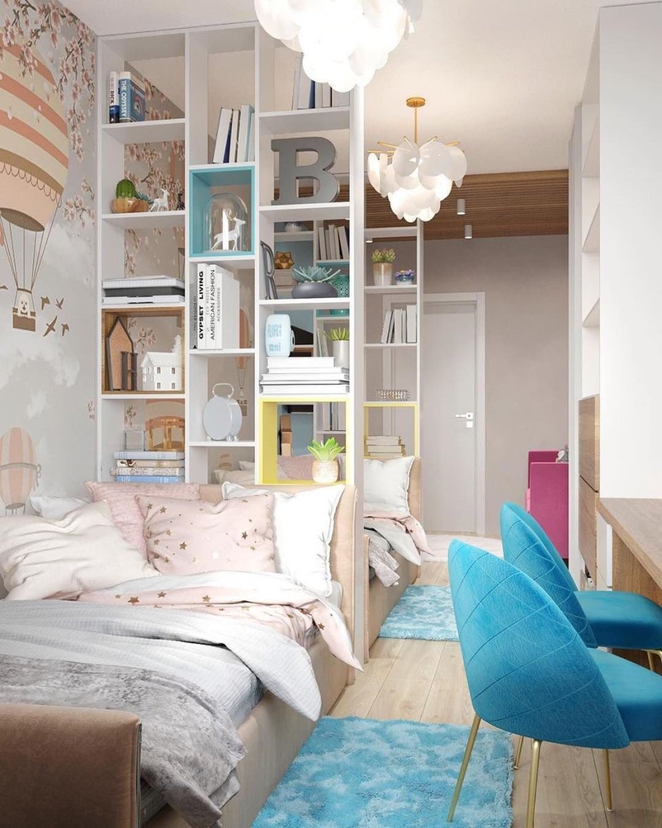 Комната 15 кв м для двоих детей разнополых подростков