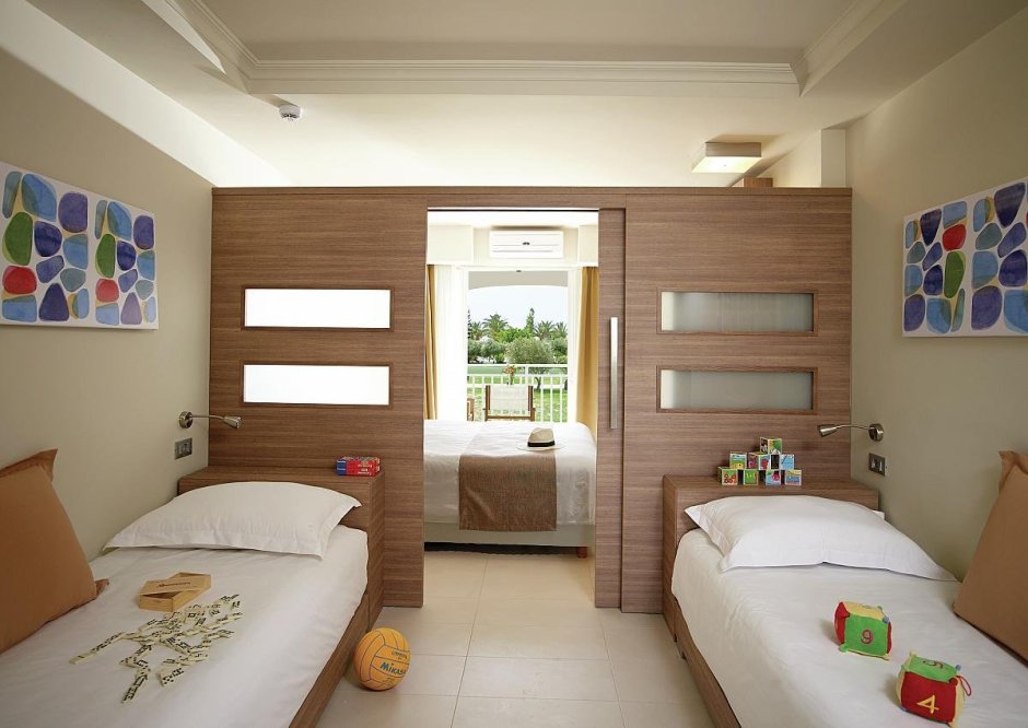 Зонирование детской комнаты для разнополых