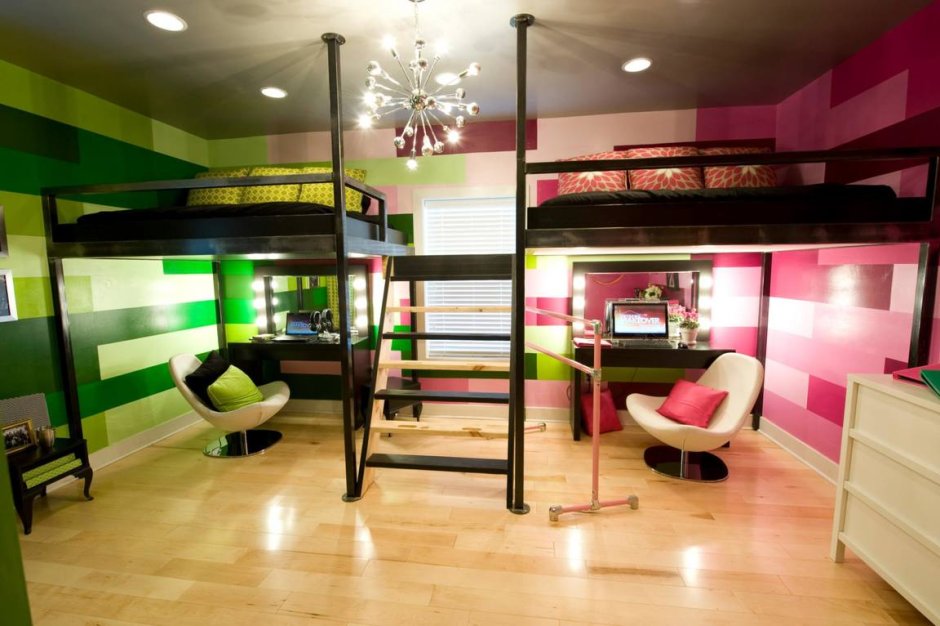 Детская мебель для двоих разнополых детей