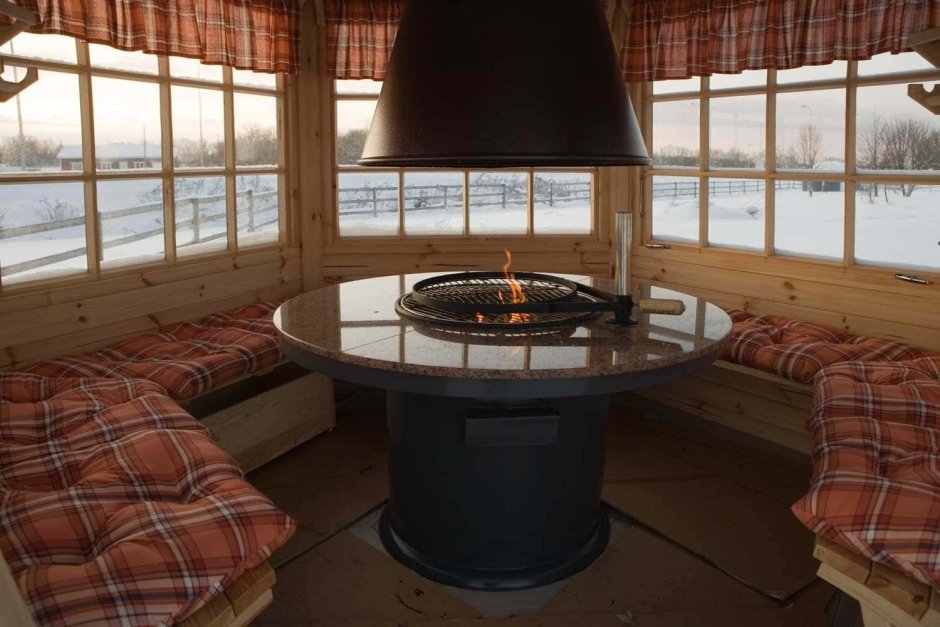 Гриль домик Скандинавия