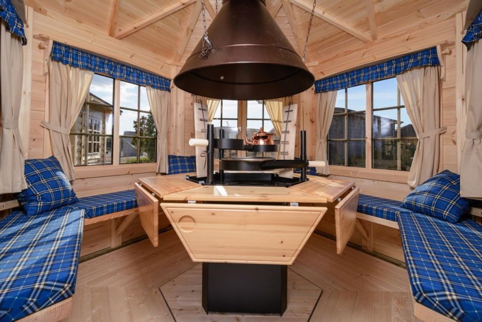 Финская мангальная беседка