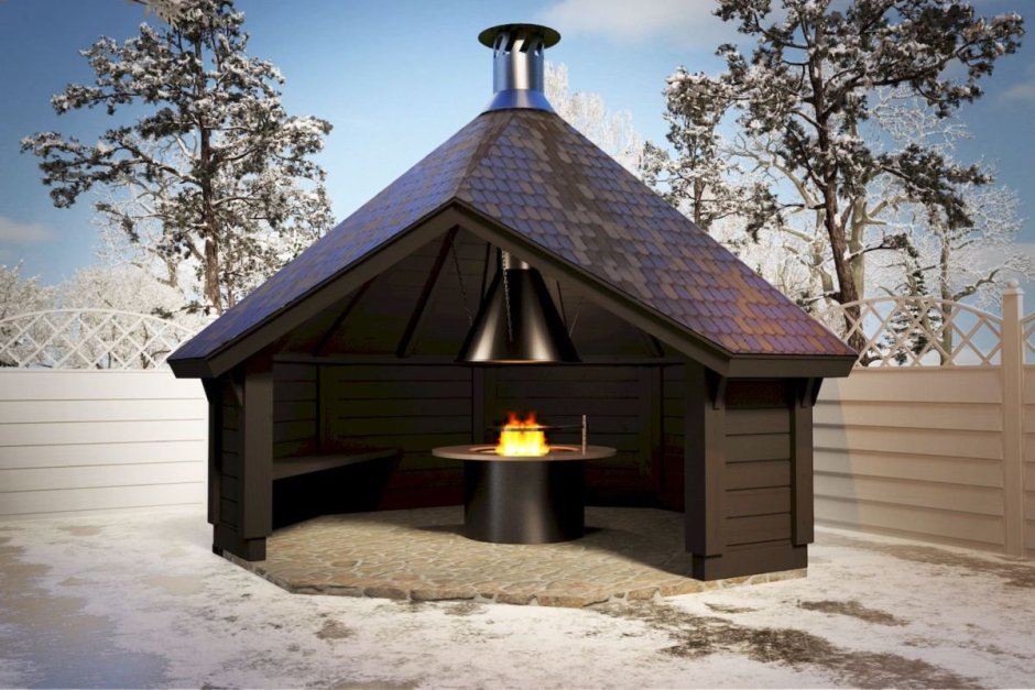 Финский гриль домик Лапландия