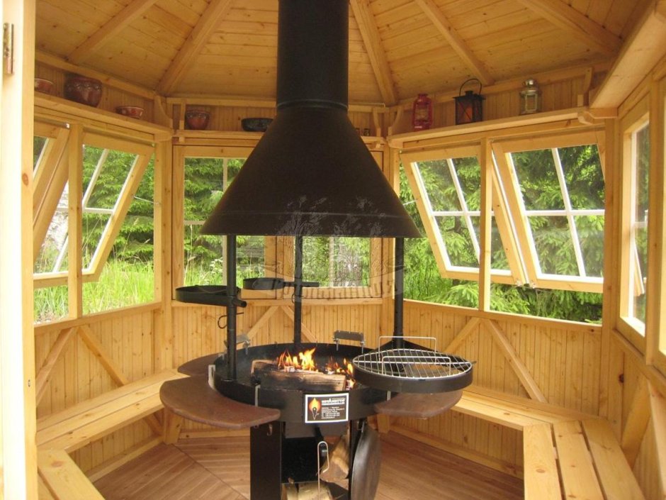 Финская беседка Хаус гриль