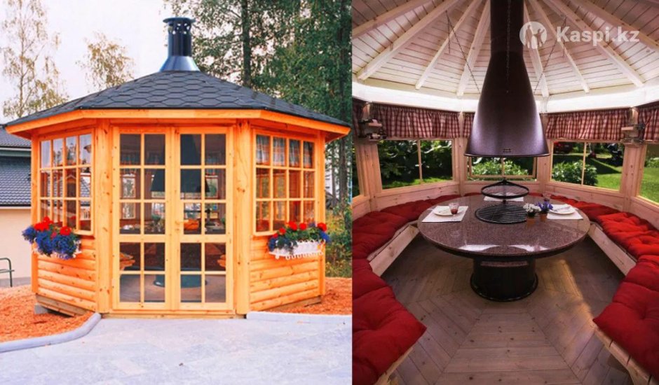 Финская беседка барбекю ялатака