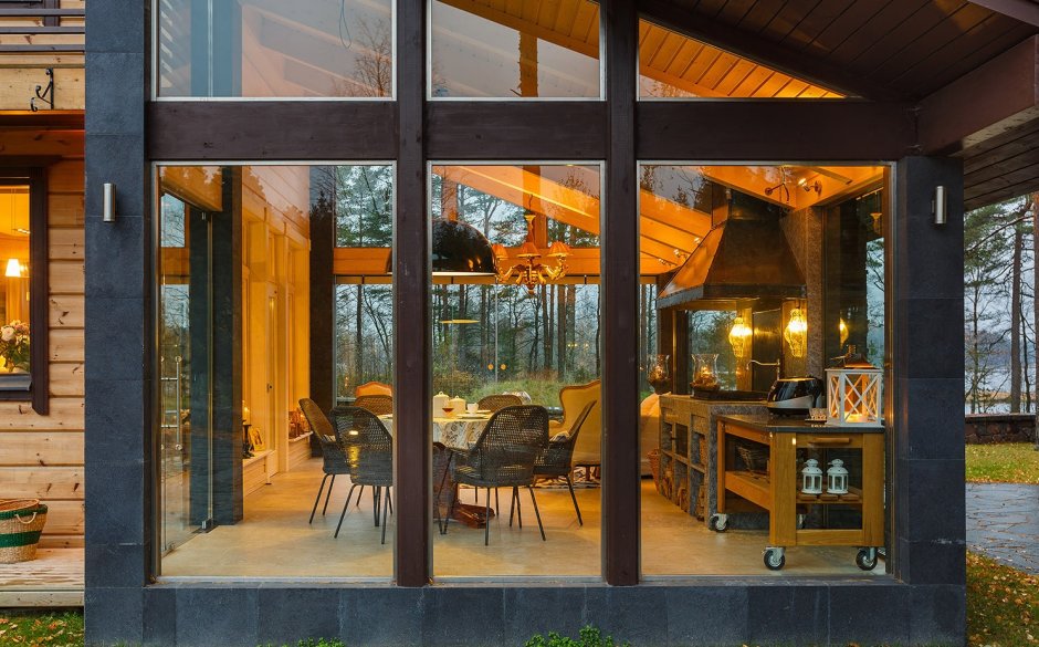 Финский гриль домик Лапландия