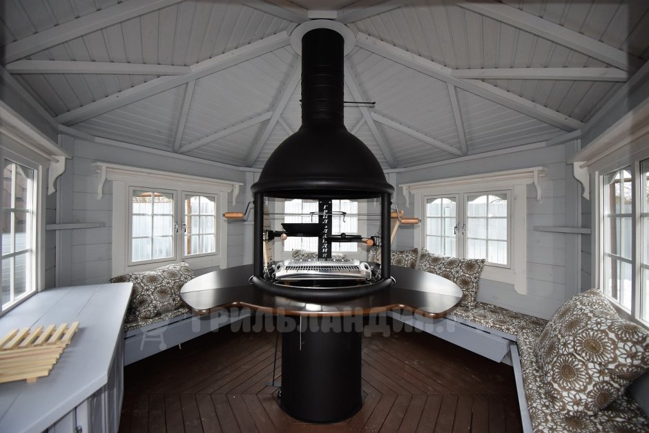 Гриль беседка открытая