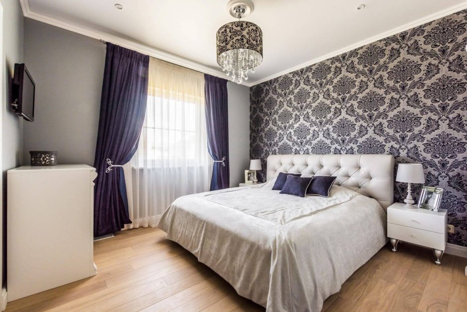 Тотал Блэк комната интерьер