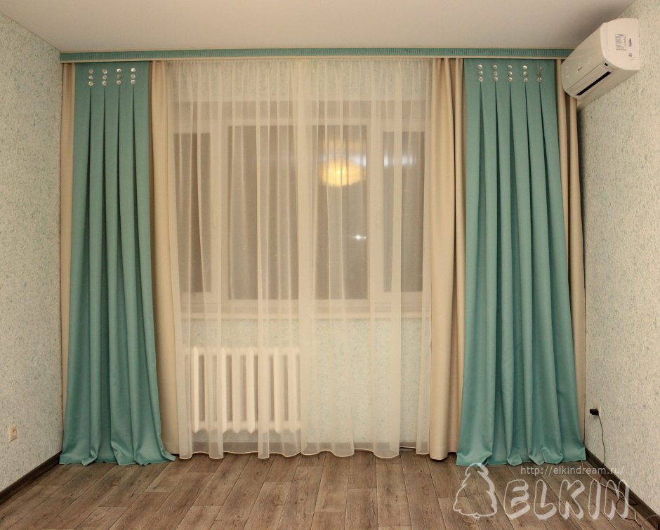 Интерьер в бежево зеленых тонах