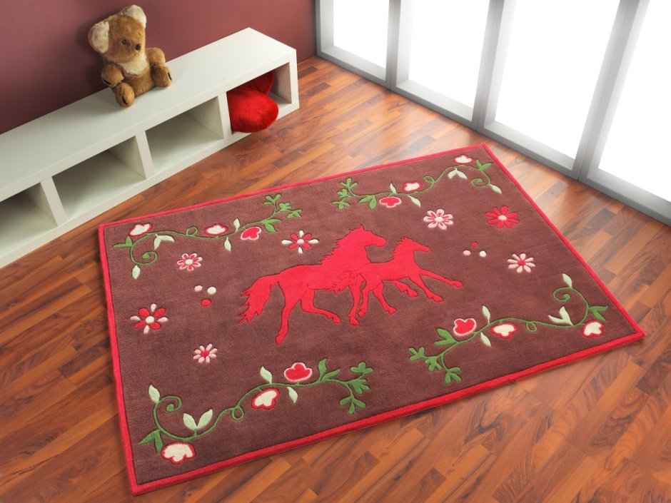 Детский ковер с лошадью