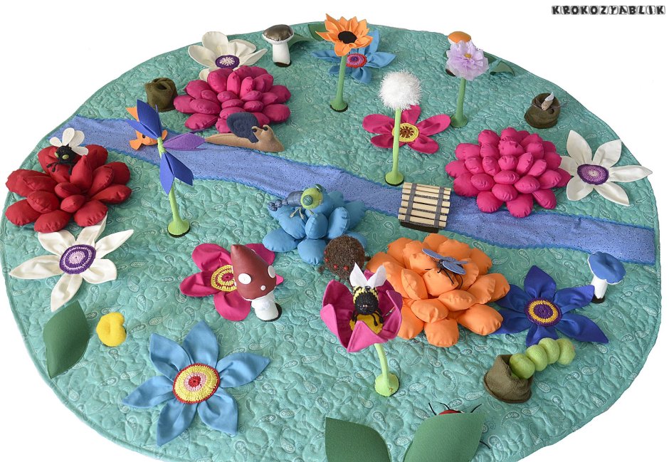 Коврик Полянка для детей