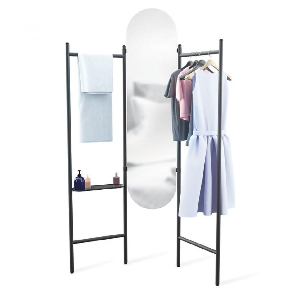 Зеркало напольное + вешалка Umbra Hub