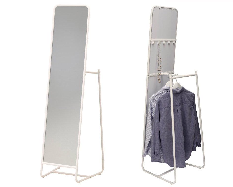 Вешалка-зеркало Верона Элит красное дерево