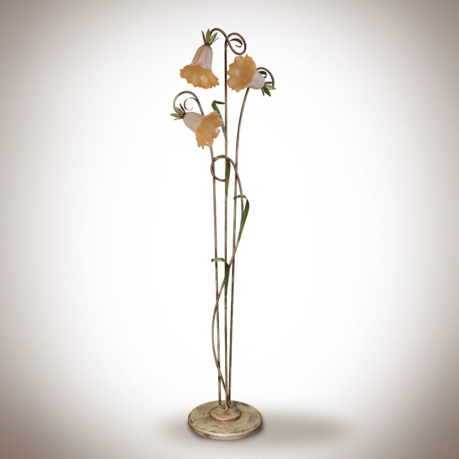 Торшер5430 камыш Нинфея бежевый