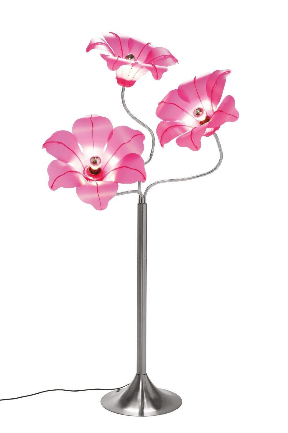 Торшер напольный цветы
