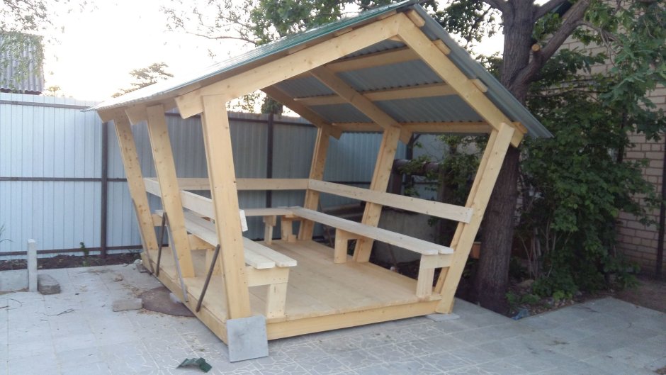 Беседка своими руками пикабу