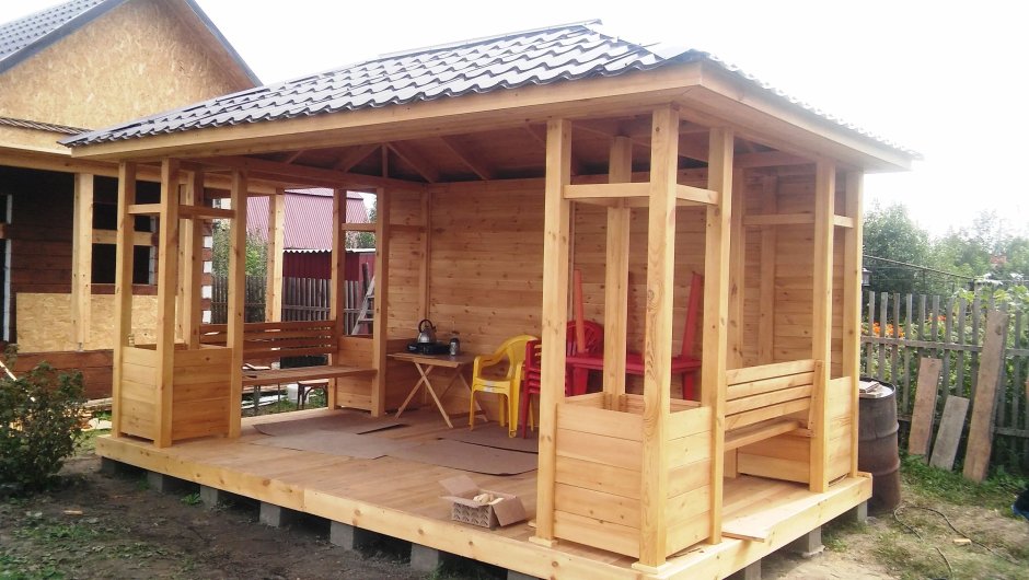 Каркас беседки 3на4