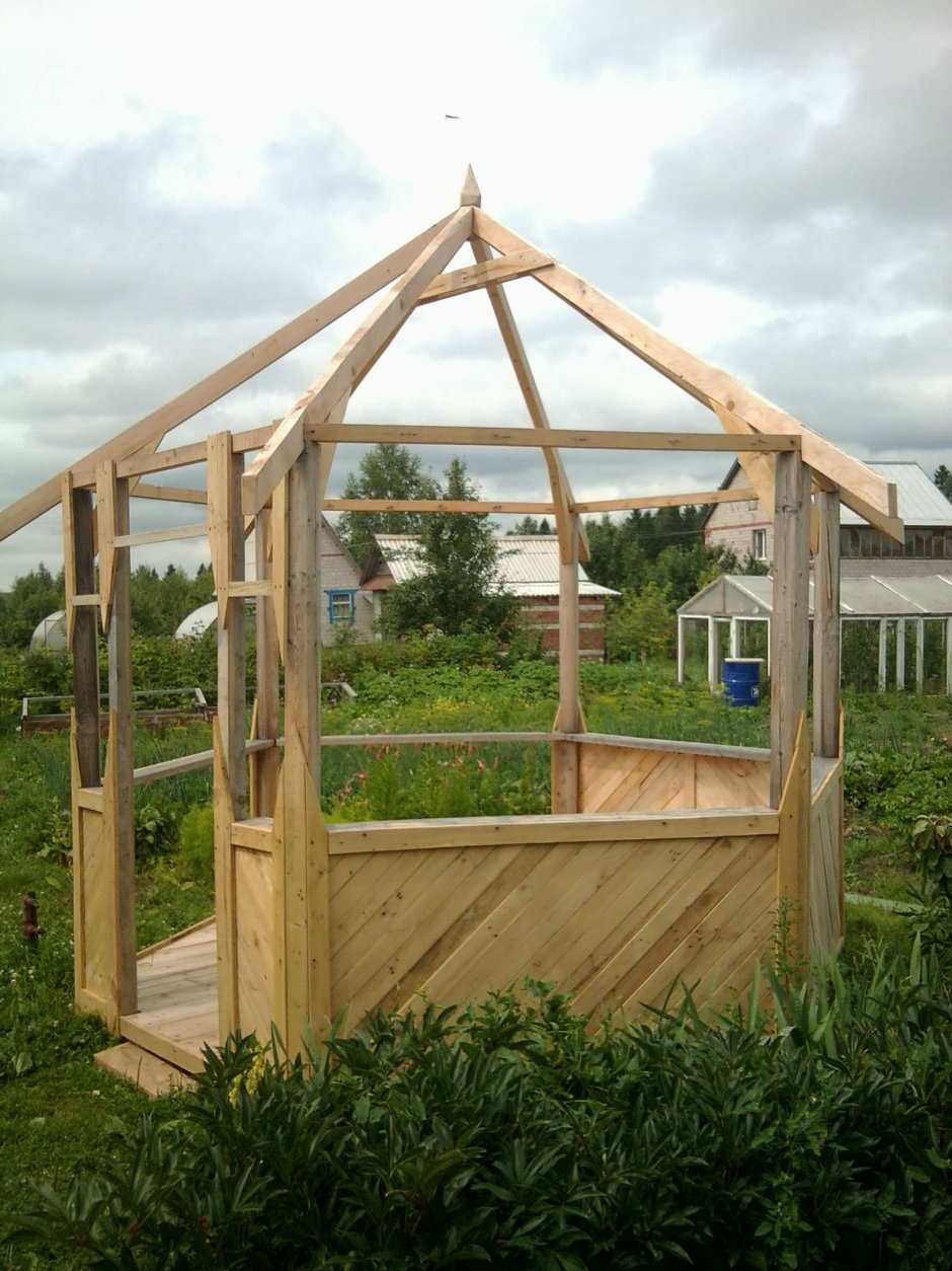 Беседка с полетов