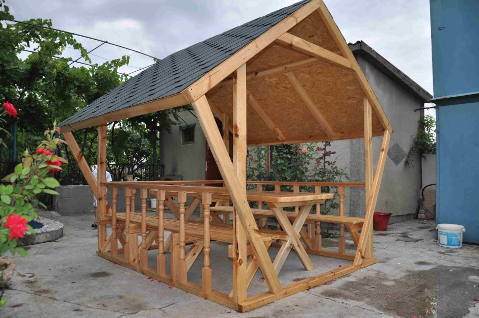 Беседки из дерева