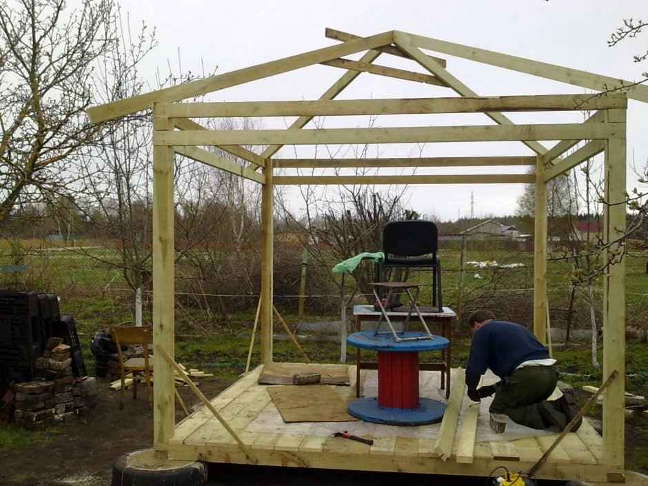 Деревянные беседки