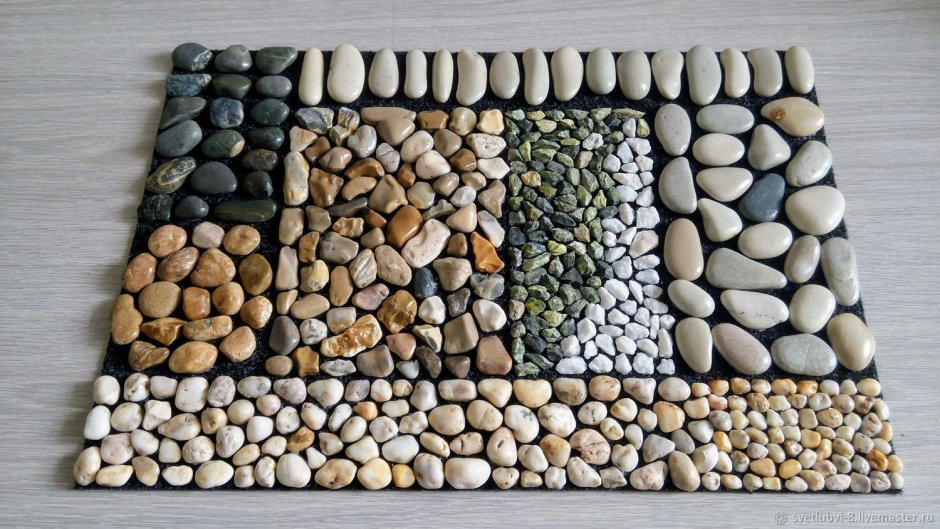 Панно из Речной гальки