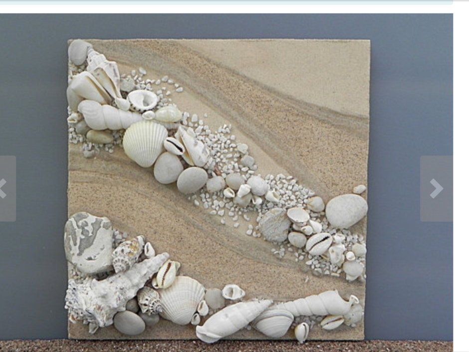 Декор с морскими камнями